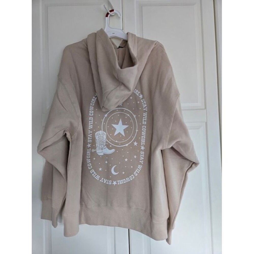 Wild Fable Stay Wild Cowgirl Hoodie Sweatshirt - Womens SMALL - New - Picture 3 of 4